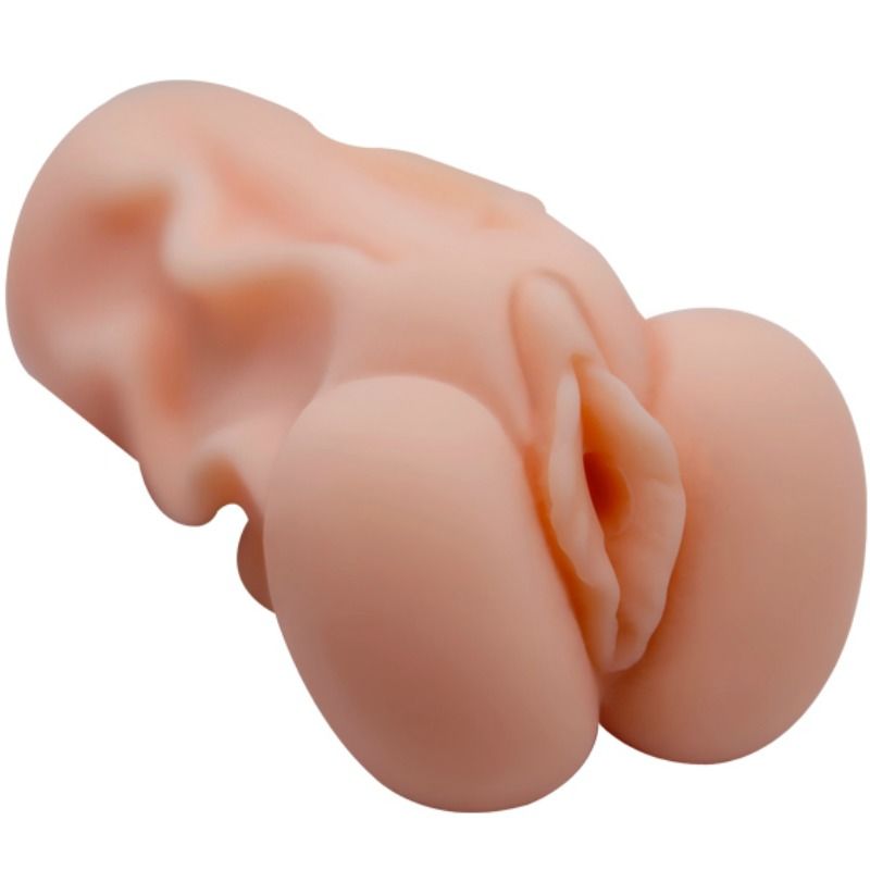 Masturbatore CRAZY BULL Linda Vagina, 13,7 cm, con dettagli realistici, morbido e resistente, ideale per piacere personale.