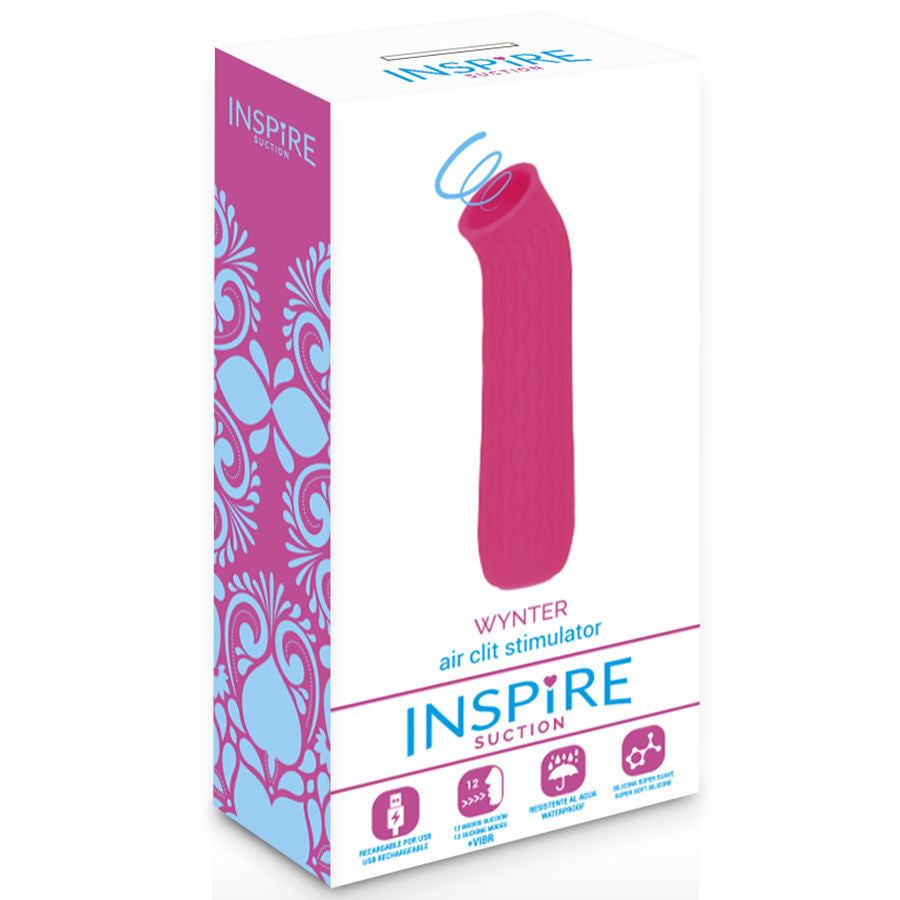 Scarpa da neve rosa Inspire Suction invernale, con suola antiscivolo e design caldo e confortevole per l'inverno.