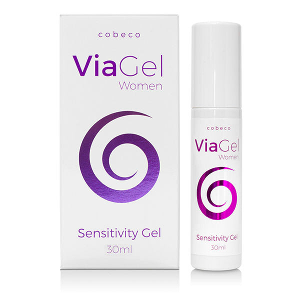 Flacone da 30ml di VIAGEL per donne del marchio COBECO - INTIMATE, confezionato in una scatola bianca con etichetta.