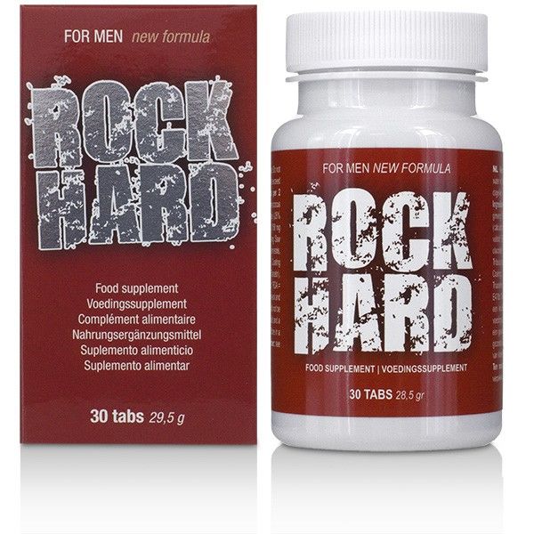 Compresse COBECO ROCK HARD 30 di COBECO PHARMA, confezione con 30 compresse, evidenziando il prodotto e il marchio.