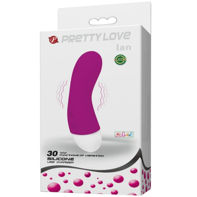 Stimolatore del punto G Pretty Love C-Type, dispositivo vibrante con design ergonomico per piacere e benessere personale.