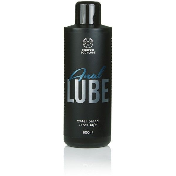Lubrificante anale COBECO CBL da 1000 ml, bottiglia con etichetta blu, vista frontale del prodotto.