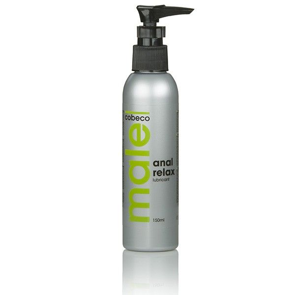 Gel lubrificante anal male COBECO Relax da 150 ml, crema idratante e comfort per uso anale, marca COBECO.