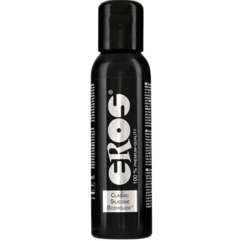 Bodyglide in silicone EROS Classic Line, crema idratante e protettiva visibile in bottiglia da 250 ml.