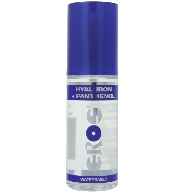 Lubrificante a base d'acqua EROS CLASSIC LINE con ialuronato e pantenolo, flacone da 200 ml, per uso intimo e idratazione.