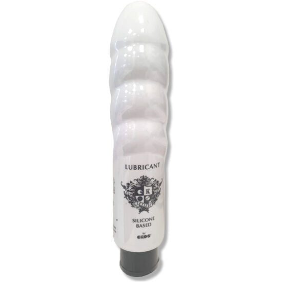 Dildo a base di silicone EROS FETISH LINE, forma realistico, con flacone da 175 ml, dettaglio visibile della superficie liscia