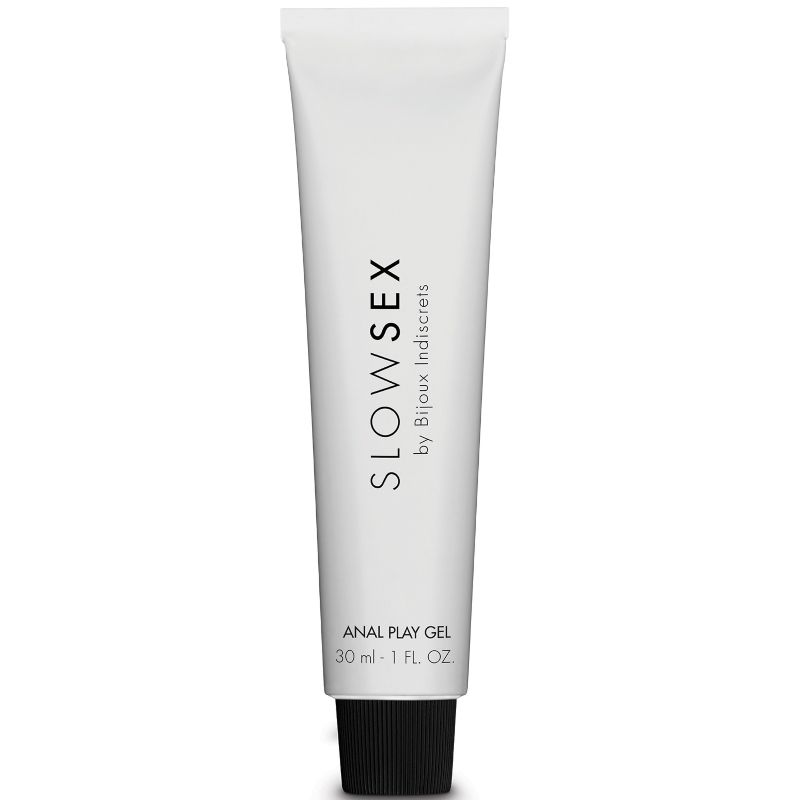 Gel per stimolazione anale BIJOUX SLOW SEX, 30 ml, contenitore con etichetta, ideale per piacere e relax sessuale.