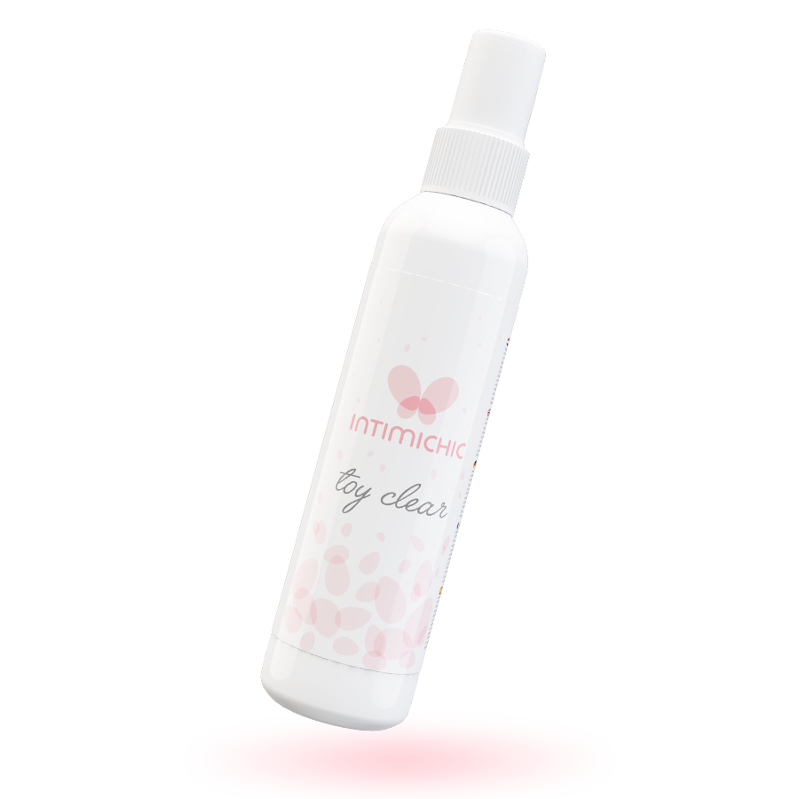 Detergente disinfettante INTIMICHIC da 150 ml, con bottiglia e etichetta visibile, ideale per l'igiene intima.