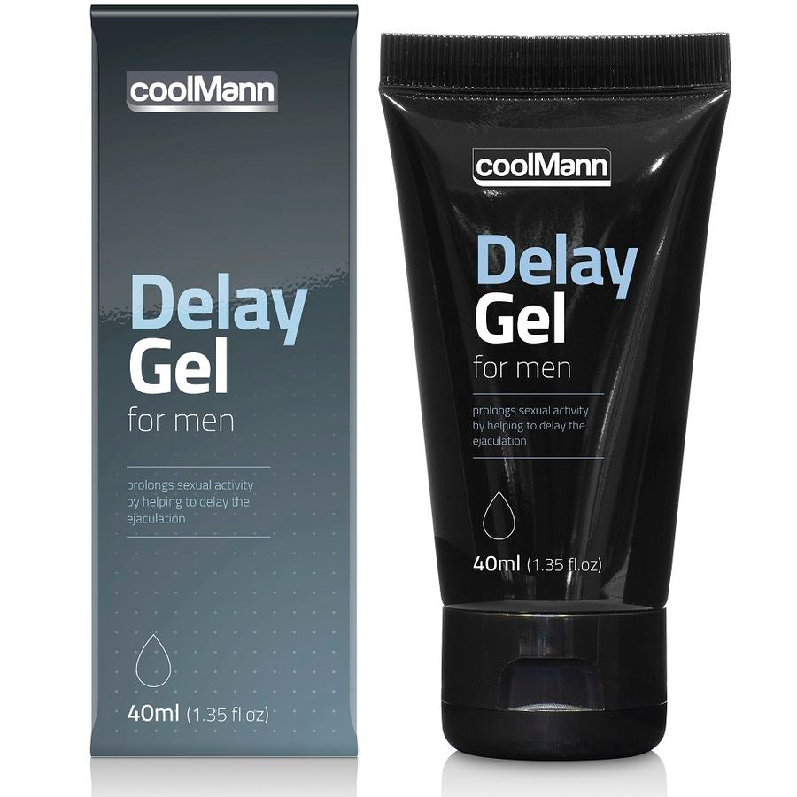 Gomma da masticare COBECO COOLMANN GEL RITARDO da 40ml, confezione con tubo di gel masticabile, design semplice e compatto