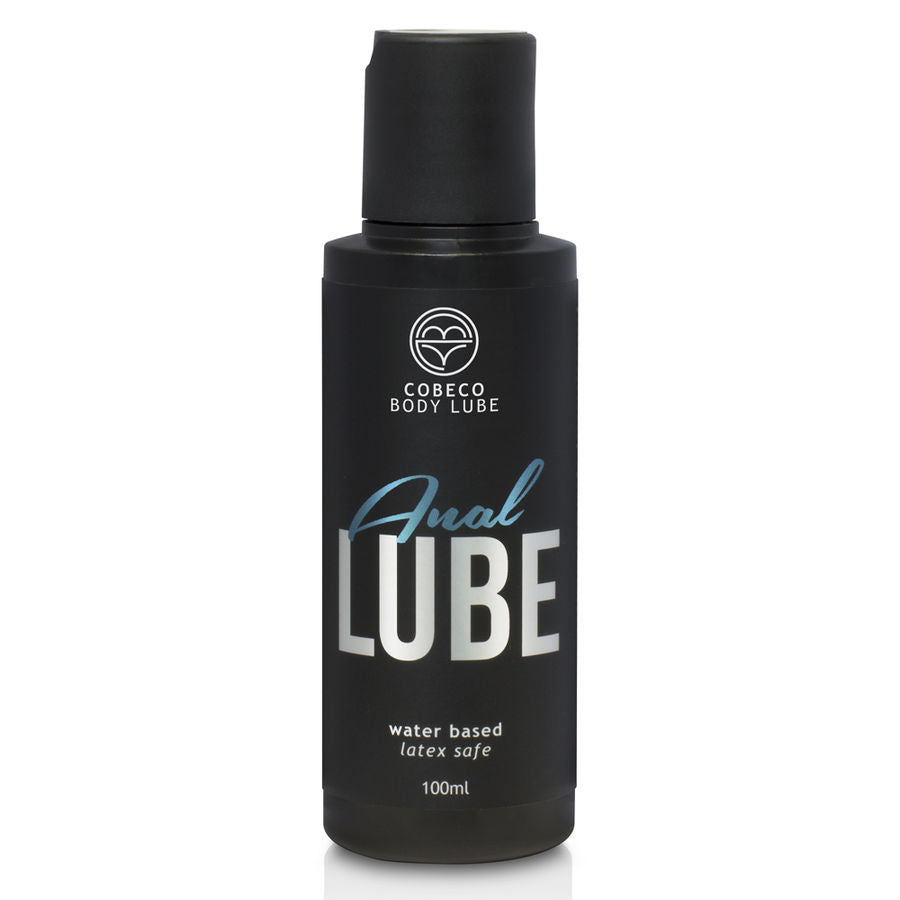 Lubrificante anale COBECO CBL da 100ml, flacone con etichetta, prodotto per uso intimo e benessere.