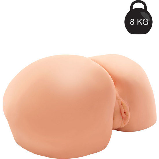 Masturbatore con vibrazione ACT Bubble Butt Real Stico, dettagli realistici e superficie morbida, in uso.