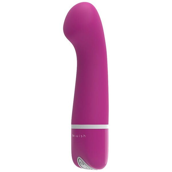 Vibromassaggiatore B SWISH BDESIRED DELUXE CURVA ROSA con superficie liscia e ergonomica, ideale per massaggi rilassanti.