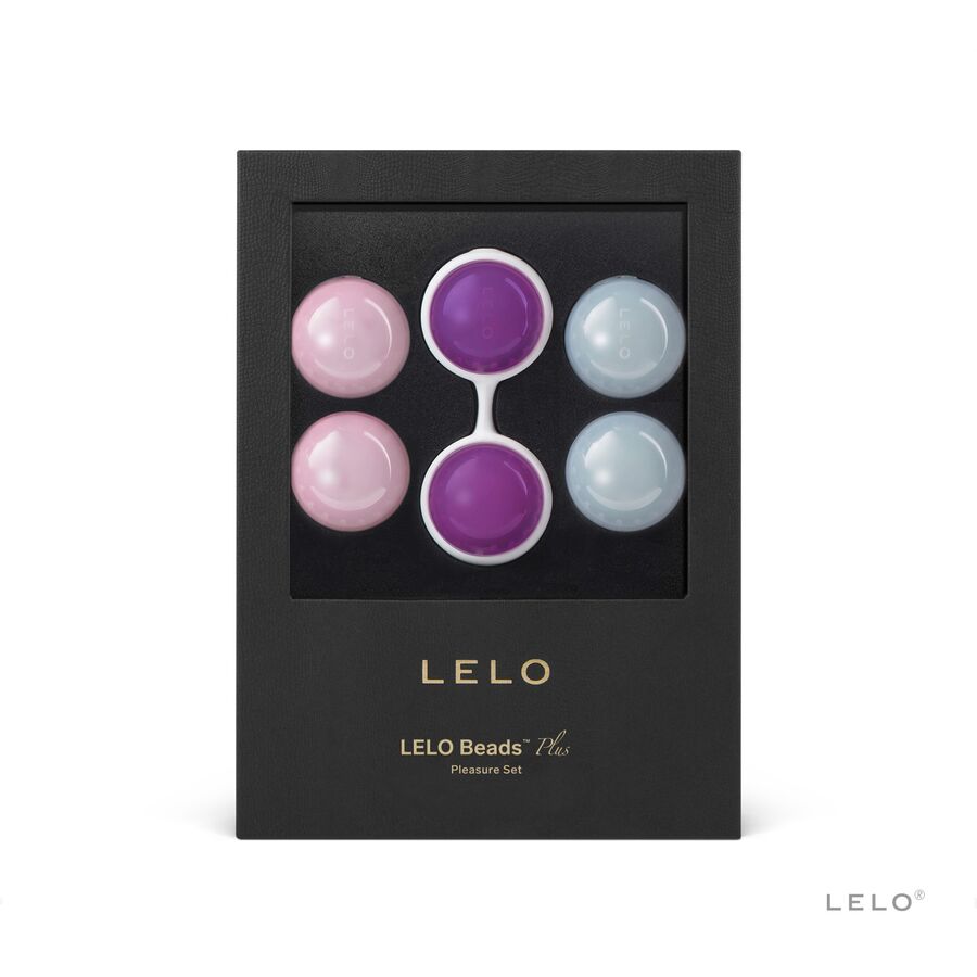 Set di palline Luna Beads Plus di LELO, eleganti e lisce, con dettagli in silicone e superficie liscia per piacere e benessere.