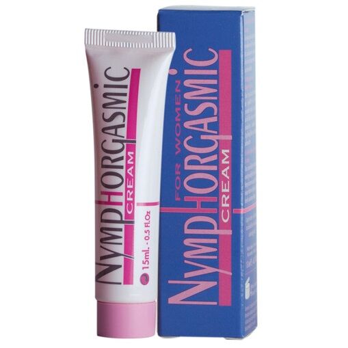 Crema RUF Ninforgasmica da 15ml con confezione elegante, dettagli del prodotto visibili in un flacone compatto.