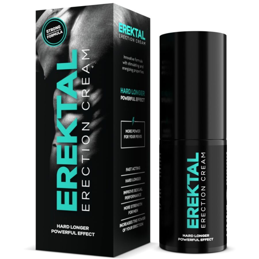 Crema Intimateline per lerezione erettale, contenuto da 30 ml, confezione con tubo di crema visibile.
