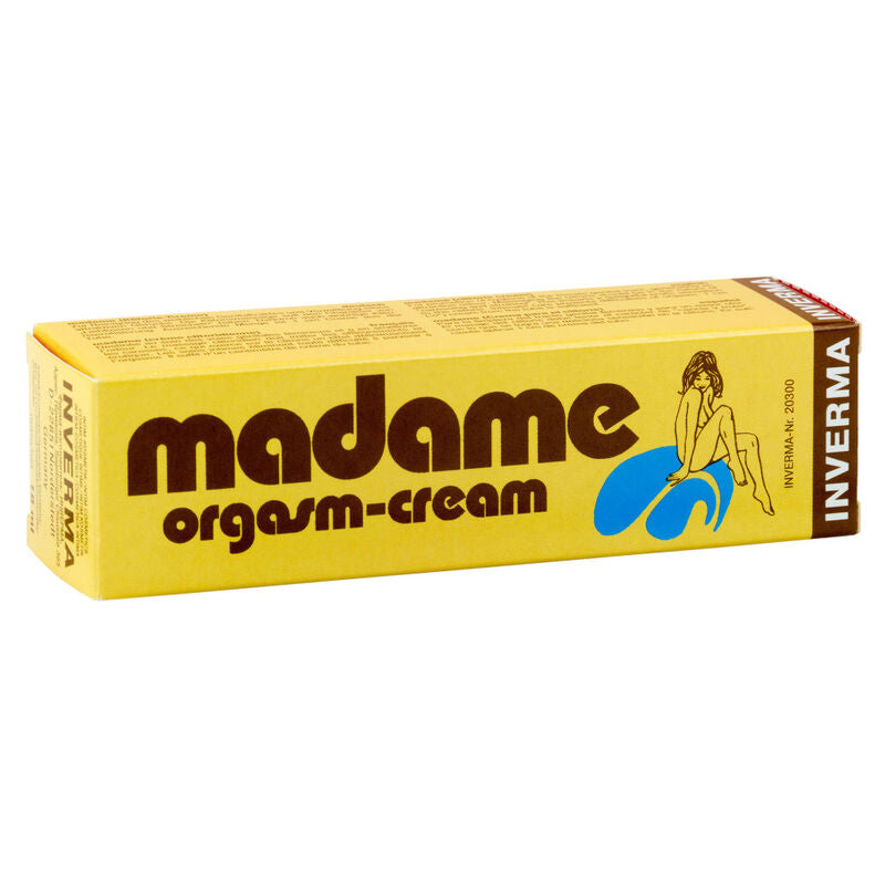 Crema per l'orgasmo INVERMA, confezione elegante, visibile sulla confezione, ideale per il benessere intimo femminile