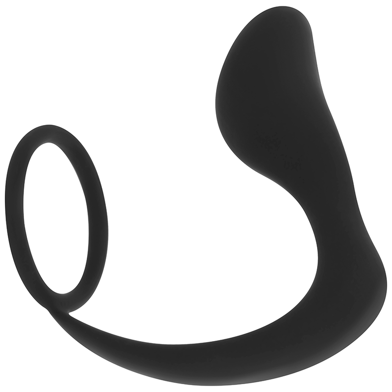 OHMAMA - SILICONE BUTTER PLUG WITH RING 10.5 CM