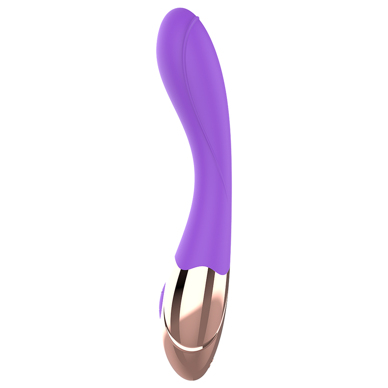 Vibratore ricaricabile WomanVibe Sunny in silicone, con design ergonomico e superficie liscia, ideale per stimolazione personale