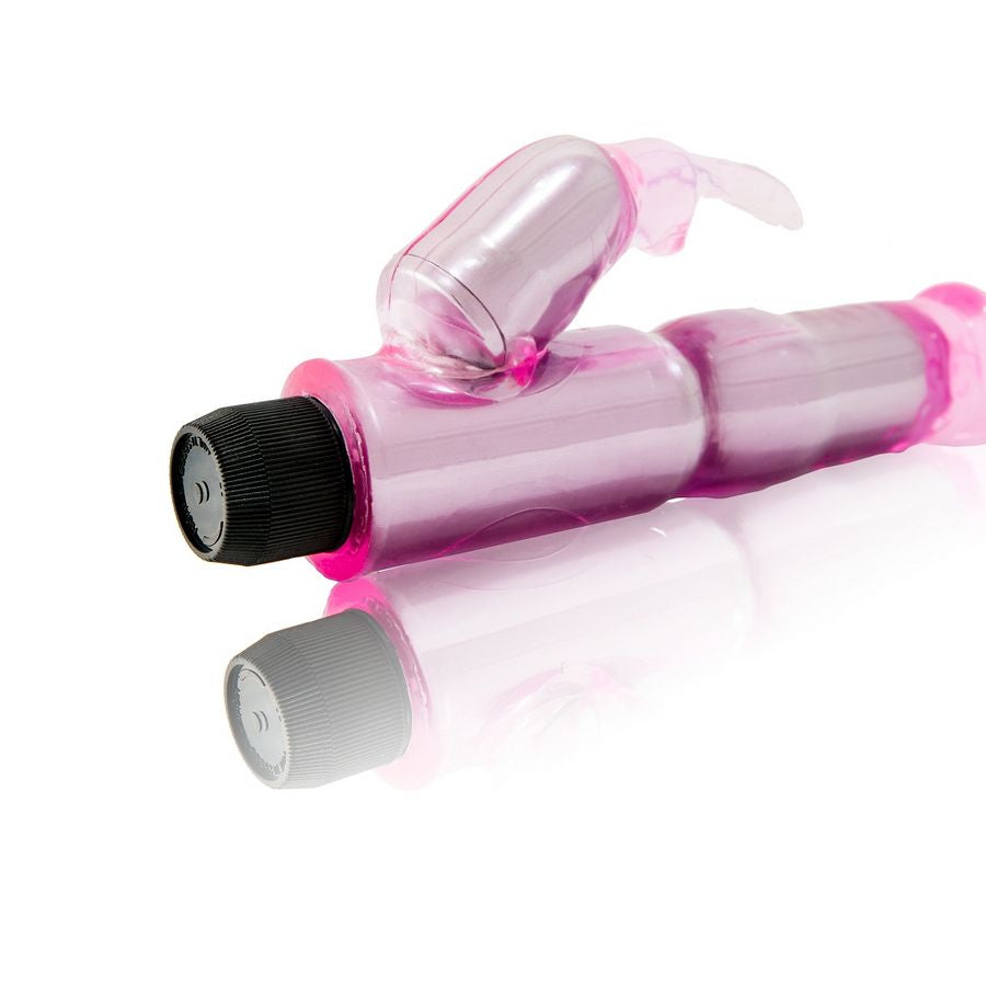 Vibratore rosa Baile con stimolatore regolabile, design elegante e compatto, ideale per stimolazione personale.