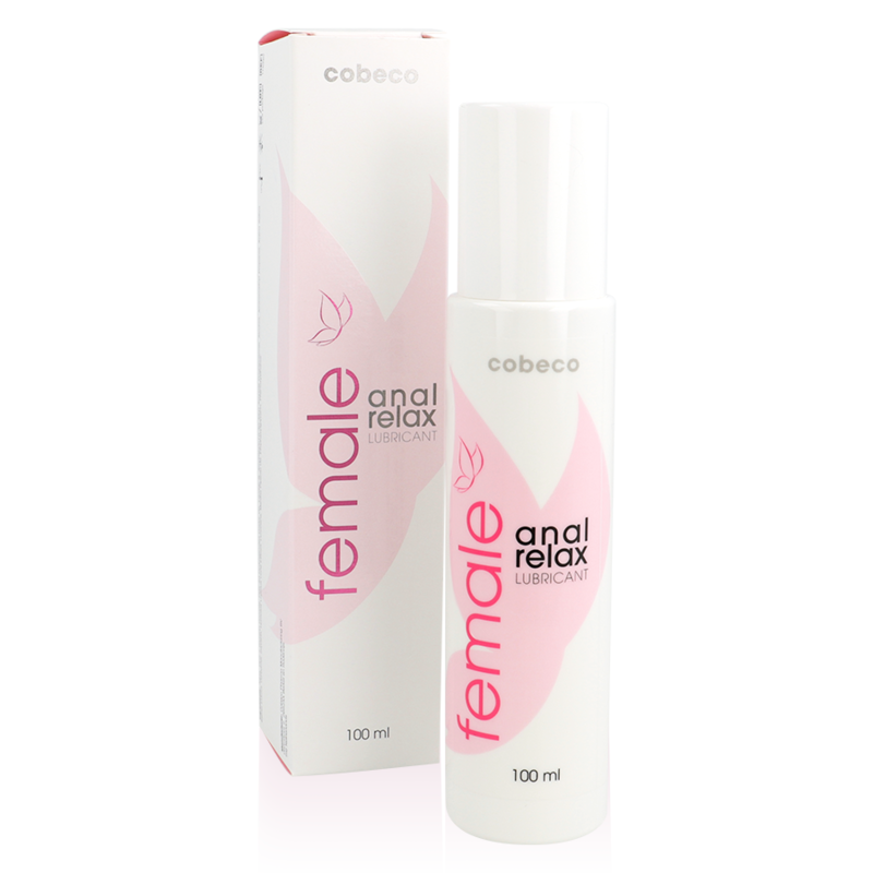 Gel lubrificante analo femminile COBECO Relax Anale da 100 ml, crema idratante e confortevole per un uso sicuro e delicato