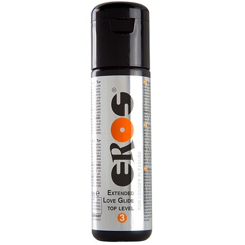 Lubrificante esteso EROS CLASSIC LINE, livello 3, 100 ml, bottiglia con etichetta bianca e dettagli blu.