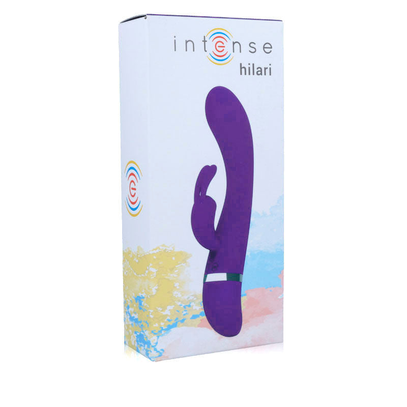 Vibratore Hilaria lilla in silicone di lusso INTENSE FUN, design elegante e morbido per stimolazione piacevole