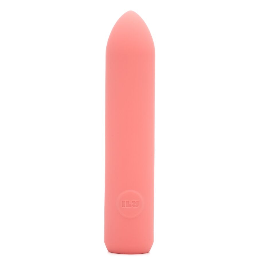 Bullet rosa JE JOUE ILY, dispositivo di stimolazione anale in silicone con design ergonomico e morbido.