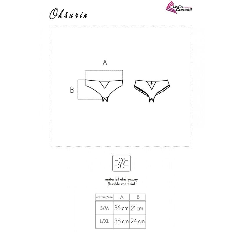 Slip nero senza cavallo LIVCO CORSETTI FASHION Oksurin, morbido e confortevole, con dettagli eleganti e tessuto di alta qualità.