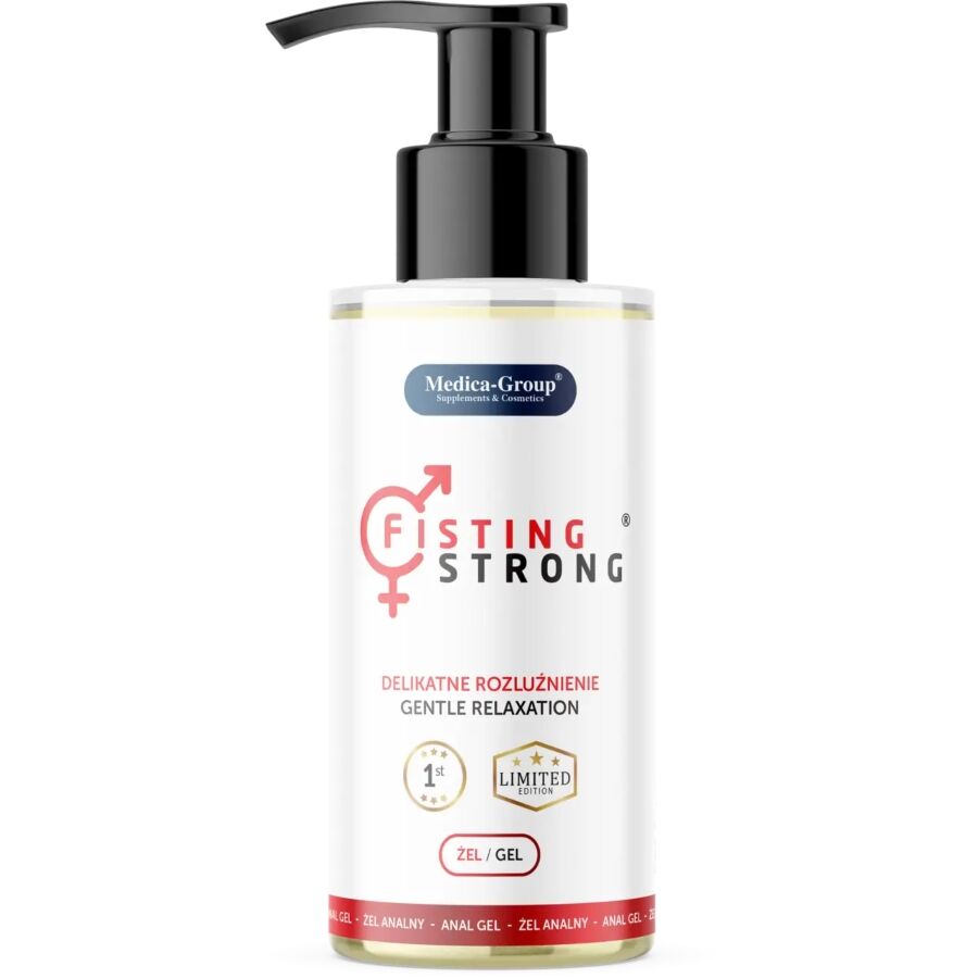 Gel anale intimo forte MEDICA GROUP, confezione da 150 ml, con tubetto visibile e etichetta dettagliata.