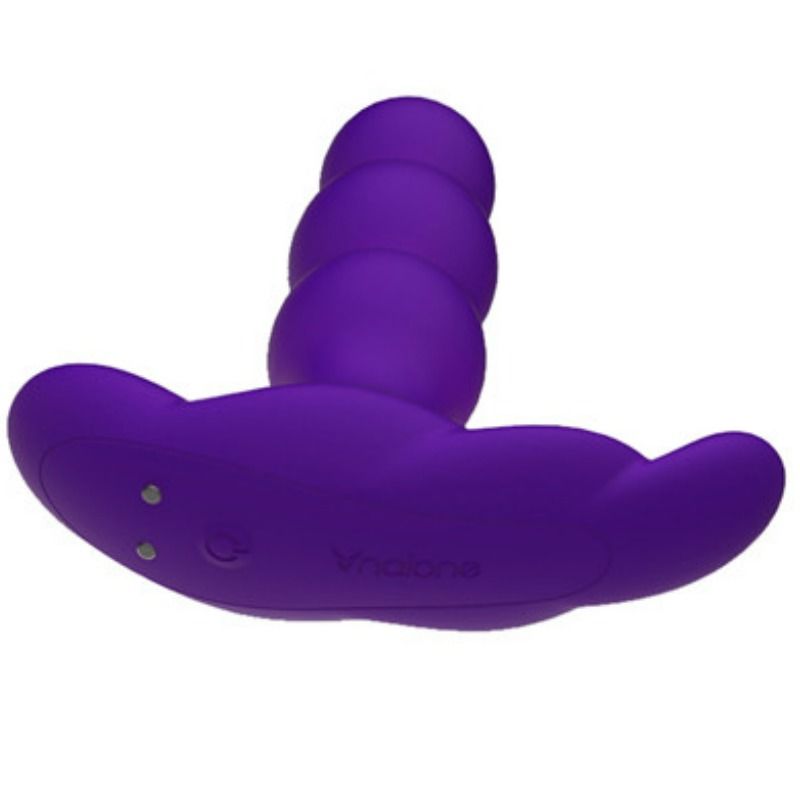 Telecomando anale Nalone Pearl in colore lilla, design ergonomico e morbido per uso personale e piacere.