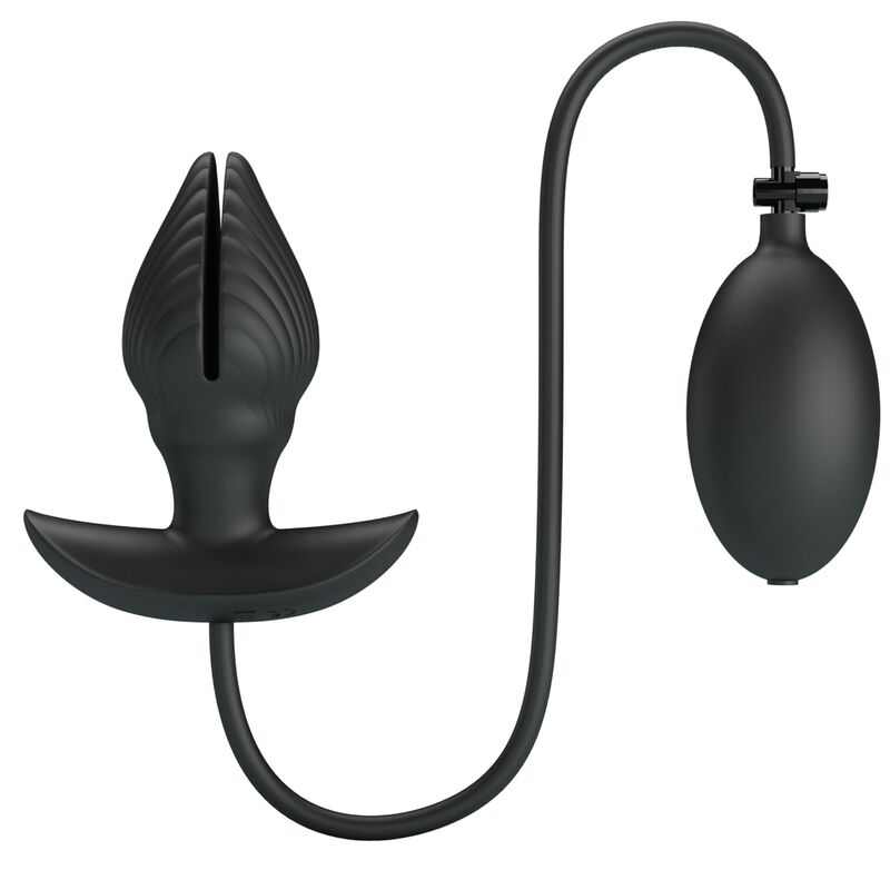 Plug anale gonfiabile e ricaricabile PRETTY LOVE BOTTOM, morbido e discreto, ideale per piacere e stimolazione personale.