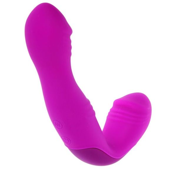 Massaggiatore vibrante Pretty Love Angelo Arnes Lilac, design elegante in viola, con controlli intuitivi e materiali morbidi.