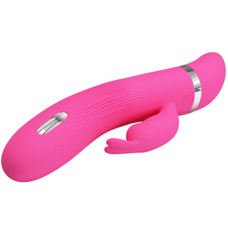 Vibratore elettroshock Pretty Love Flirtation con design elegante e funzioni di stimolazione, visibile con dettagli e pulsanti.