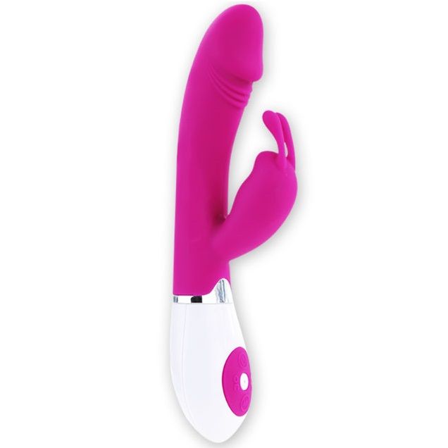 Vibratore flirtante PRETTY LOVE con design a coniglio, dettagli eleganti e morbidi materiali, ideale per stimolazione intima.