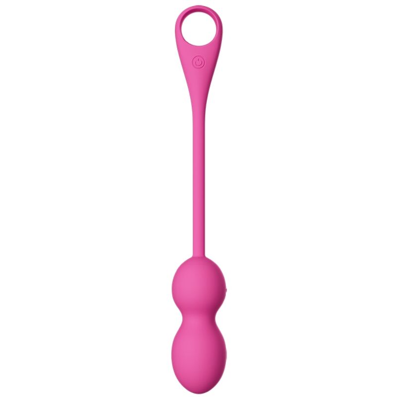 Sfere vibranti ricaricabili Pretty Love Elvira rosa, prodotto della linea Pretty Love Smart, con design elegante e funzionalità avanzate.