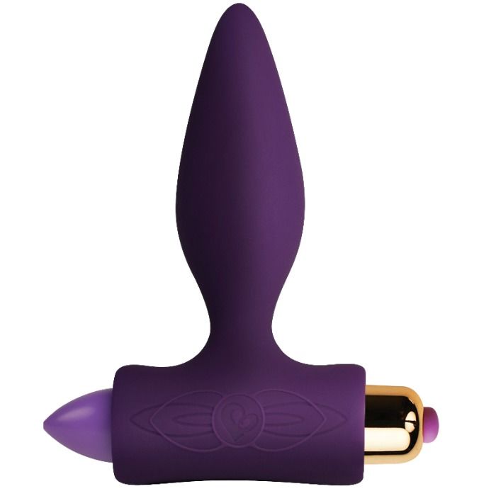 Plug anale per principianti ROCKS-OFF Petite Sensations, forma piccola e liscia, colore lilla, ideale per chi inizia.