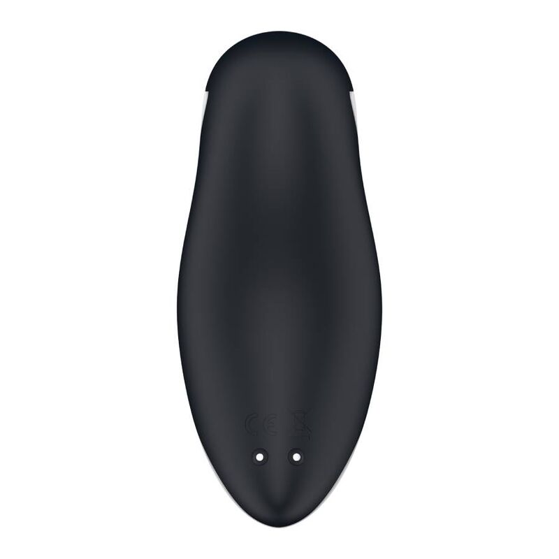 Stimolatore Satisfyer Orca Air Pulse con vibrazione, design elegante e tecnologie di stimolazione orale e pulsante.