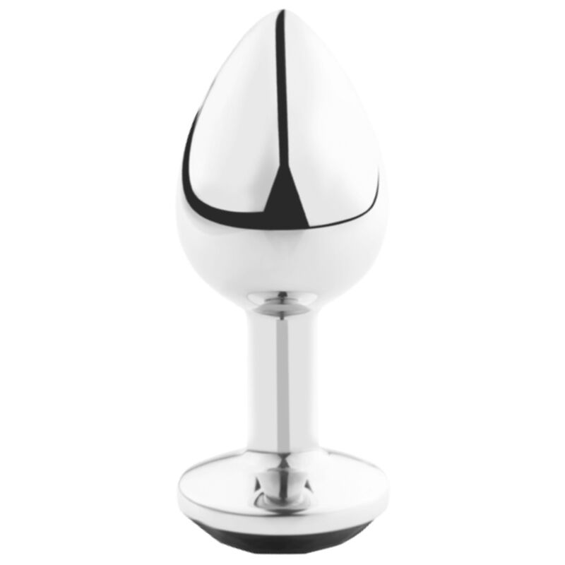Plug anale nero SECRETPLAY TOYS, forma ergonomica e morbida, visibile nell'immagine. Ideale per piacere e stimolazione.