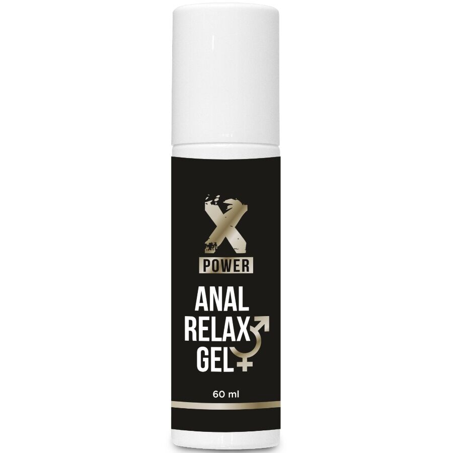 Gel rilassante anale XPOWER da 60 ml, prodotto per il benessere anale con formula lenitiva e idratante