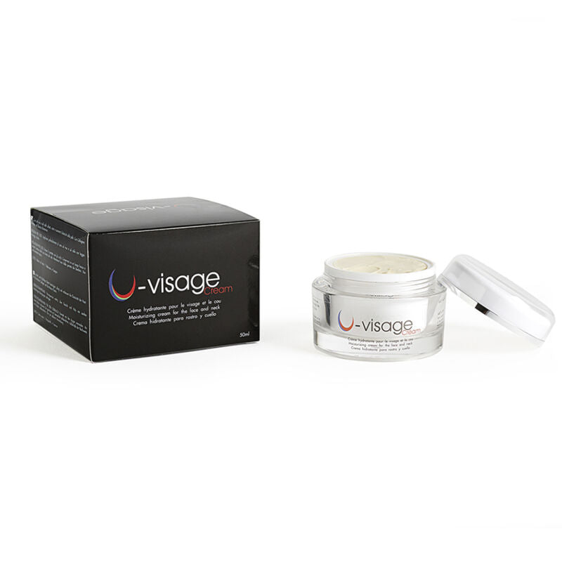 Crema viso e collo 500COSMETICS U-VISAGE, cura della pelle, crema idratante e nutriente per il viso e il collo.