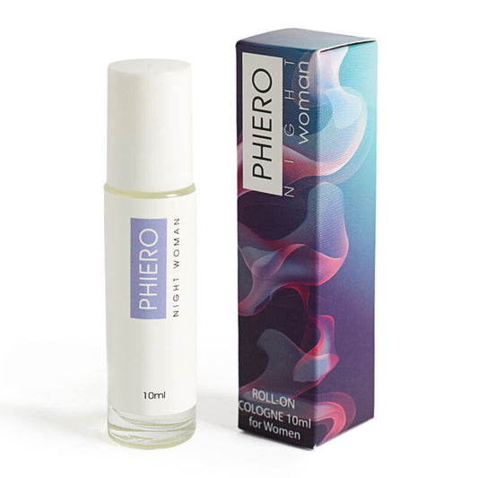 Profumo Donna di Notte di Phiero di 500 Cosmetics, roll-on con feromoni, in formato compatto e elegante.