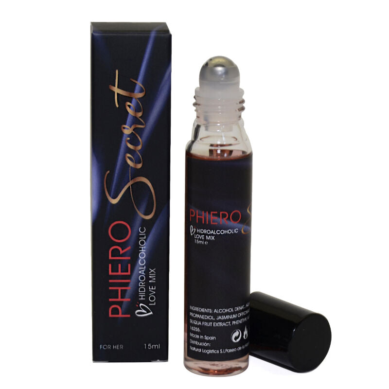 Flacone da 15 ml di 500 Cosmetics Phiero Secret, combinazione naturale di ormoni sessuali femminili, senza odore