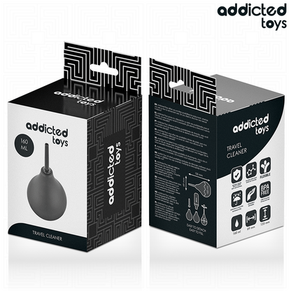 Detergente anale da viaggio ADDICTED TOYS, formato M da 160 ml, detergente delicato e pratico per l'igiene intima.