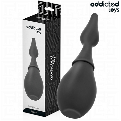 Detergente da viaggio modello 1 di ADDICTED TOYS, confezione compatta e pratica per pulizia in movimento.