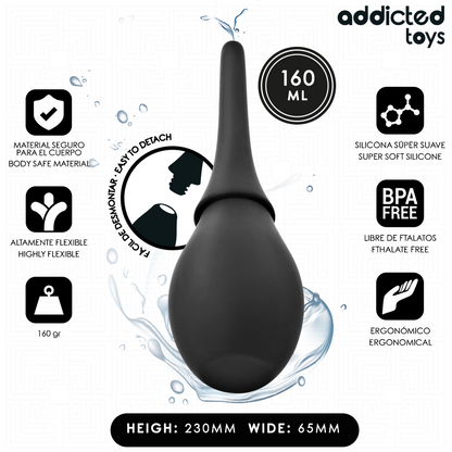 Detergente da viaggio modello 3 di ADDICTED TOYS, confezione compatta per pulizia portatile, con etichetta chiara e design semplice