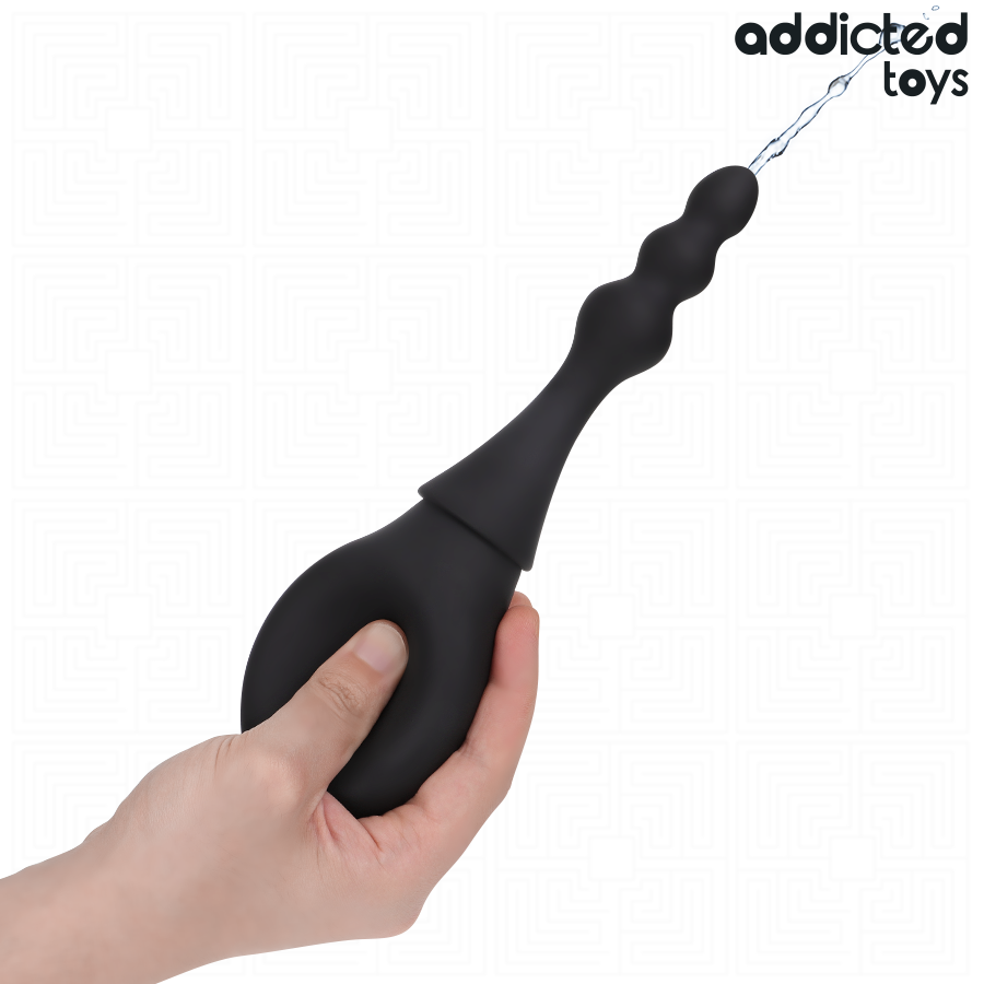 Detergente da viaggio modello 4 di ADDICTED TOYS, piccolo e compatto, con confezione pratica e design elegante.