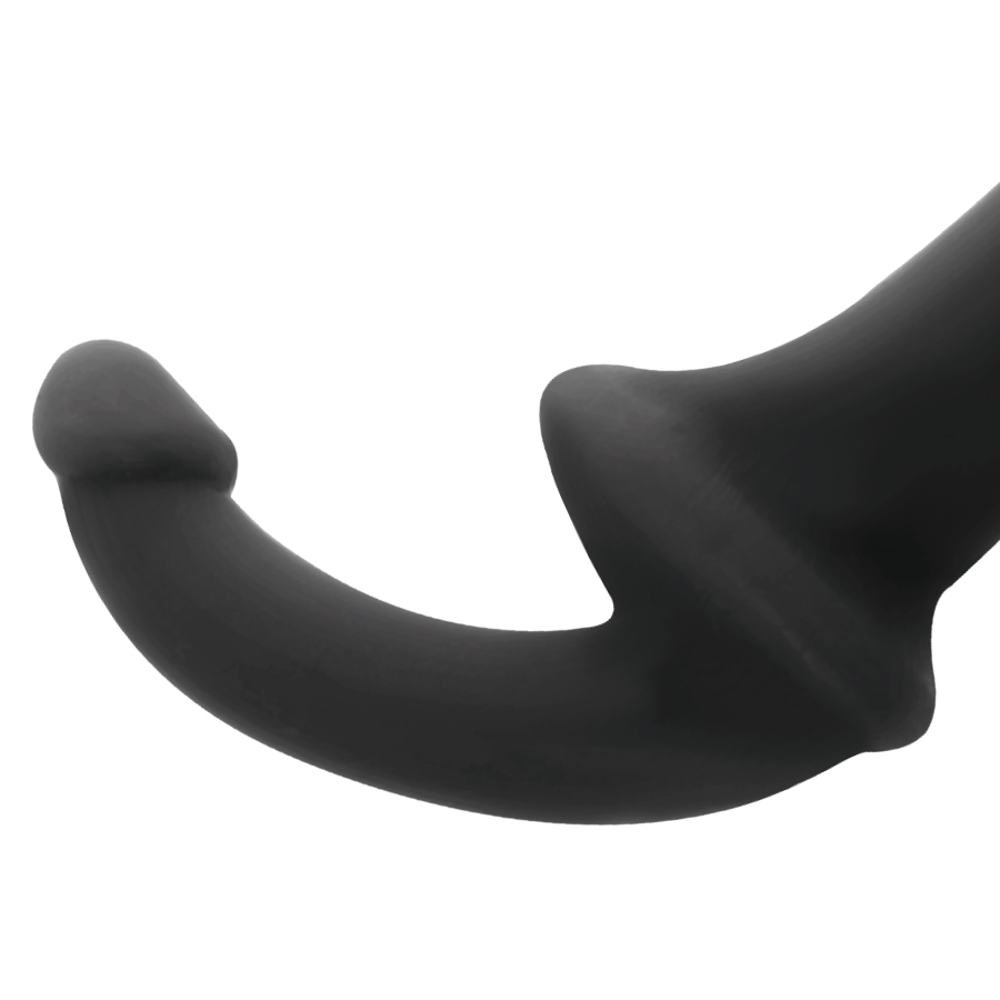 Dildo nero ADDICTED TOYS con superficie realistica e design dettagliato, senza sottomissione, adatto per stimolazione e piacere.