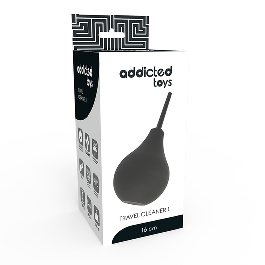 Dildo anale nero della linea ADDICTED TOYS, design realistico e dettagliato, ideale per gioco e stimolazione anale.