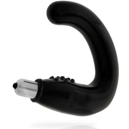 Massaggiatore anale nero ADDICTED TOYS, dispositivo in silicone con design ergonomico per piacere e stimolazione anale.