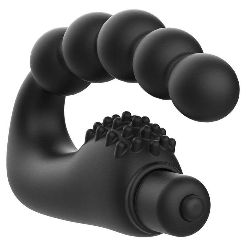 Massaggiatore anale prostatico ADDICTED TOYS con vibrazione, design ergonomico e dettagli per il massimo comfort e piacere.